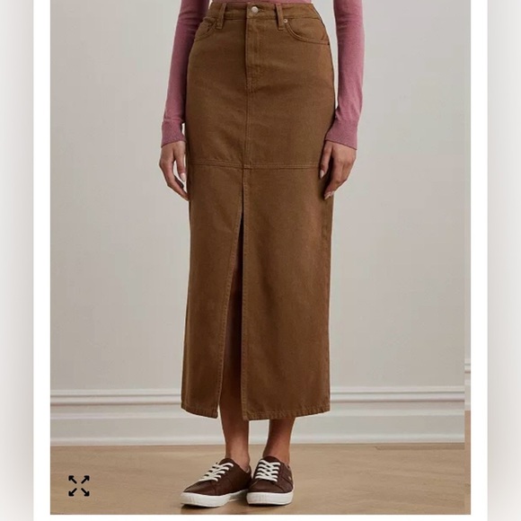 Lauren Ralph Lauren Dresses & Skirts - Lauren Ralph Lauren classic denim maxi pencil skirt size 16W New with tag